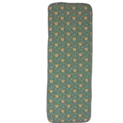 Colchoneta Visco Algodon Tigre Verde