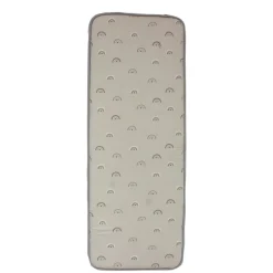 Colchoneta Visco Algodon Arcoiris Rosa