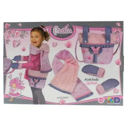 Conjunto de Bolso, Bufanda y Manoplas