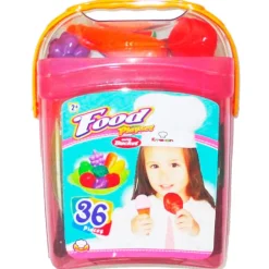 Cubo 36 Piezas Comida Surtida