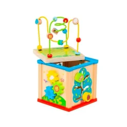 Cubo actividades Madera