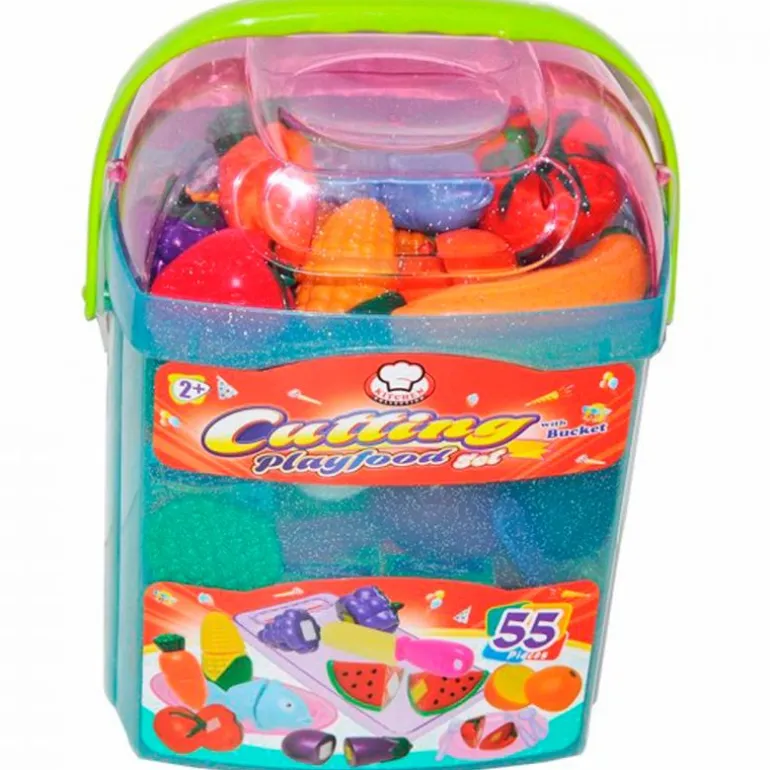 Cubo de Comida para Cortar 55 Piezas