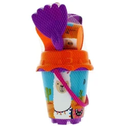 Cubo de Playa Llama con Accesorios