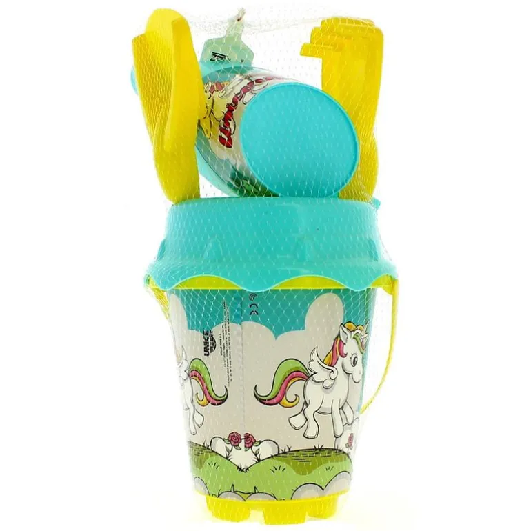 Cubo de Playa Unicornio con Accesorios