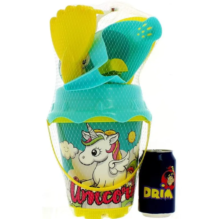 Cubo de Playa Unicornio con Accesorios