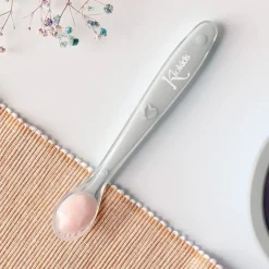 Cuchara blanda silicona Gris