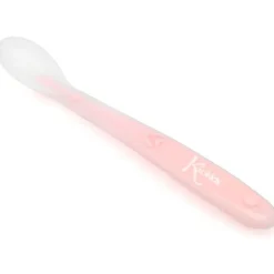 Cuchara blanda silicona Rosa