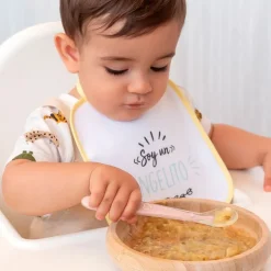 Cuchara blanda silicona Rosa