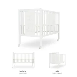 Cuna colecho Bear transformable en escritorio