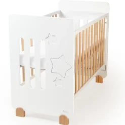 Cuna Colecho Estrellas 120*60 blanca