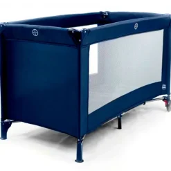 Cuna de viaje azul marino +0m