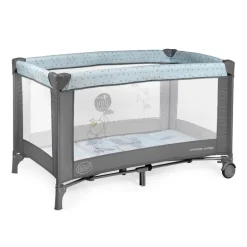 Cuna de viaje básica Azul