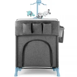 Cuna de viaje doble altura Joy Azul