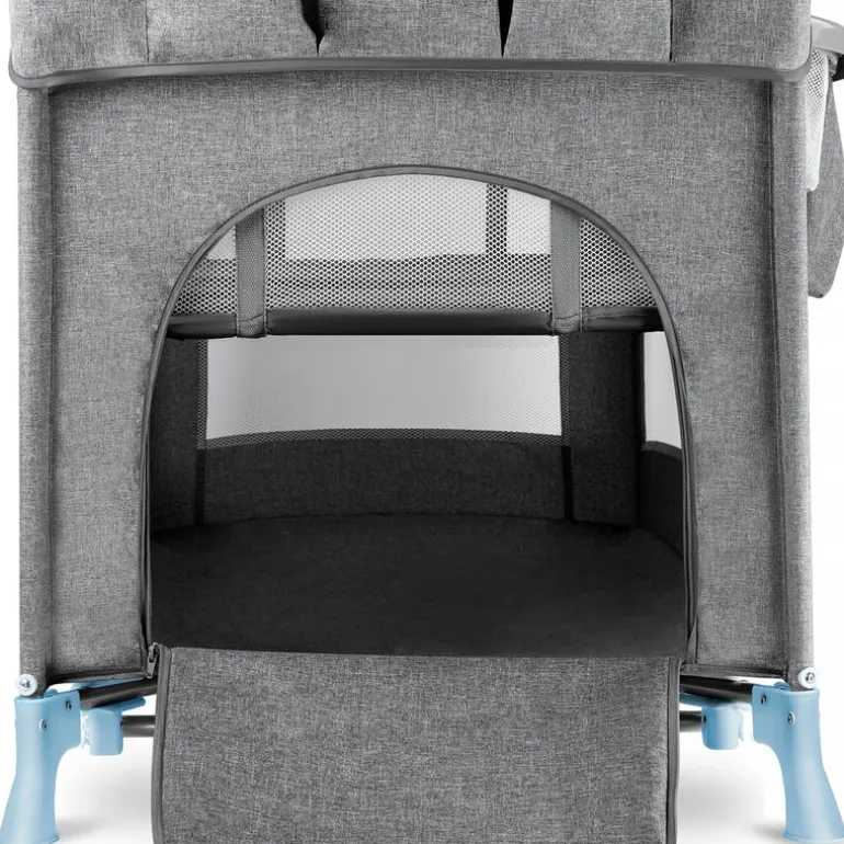 Cuna de viaje doble altura Joy Azul