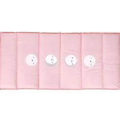 Cuna de viaje dos alturas Complet Rosa