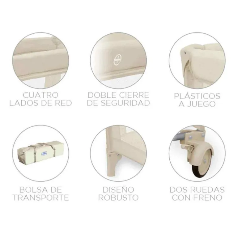 Cuna de viaje Essential Azul