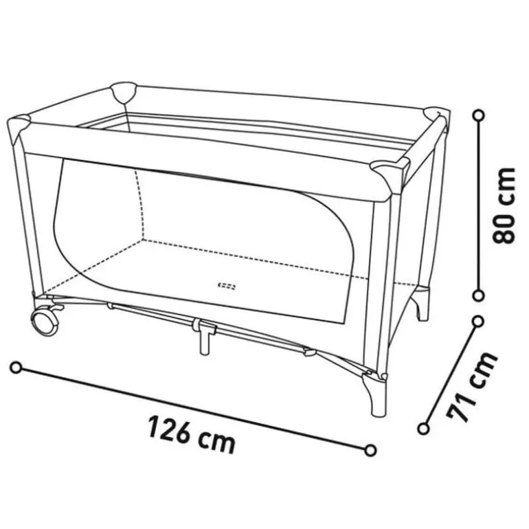 Cuna de viaje Essential Azul