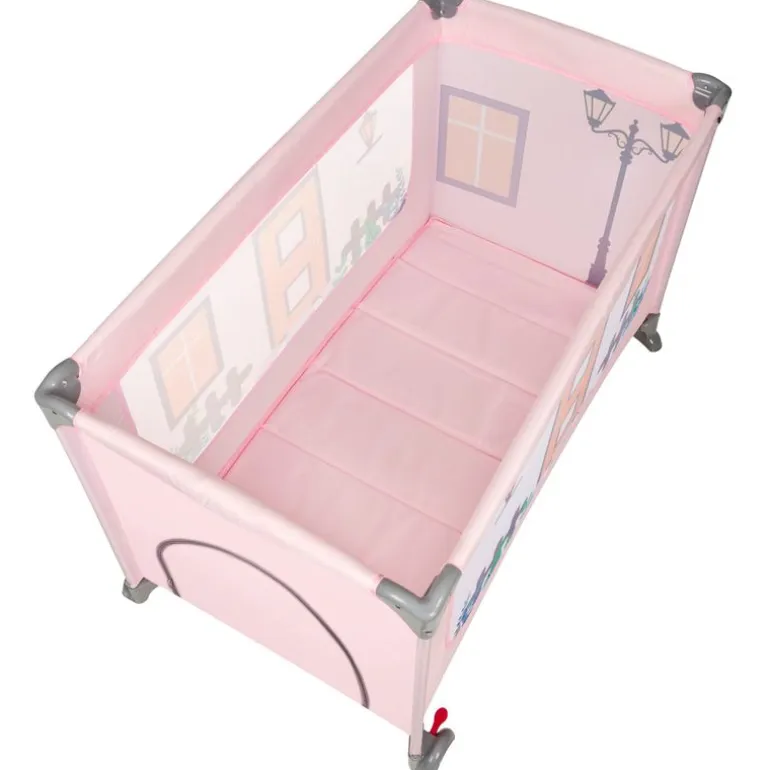 Cuna de viaje Home Rosa