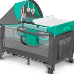 Cuna viaje 2 altura Sven Plus Turquesa