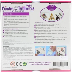 Decora Cuadro Mariposa Brillo