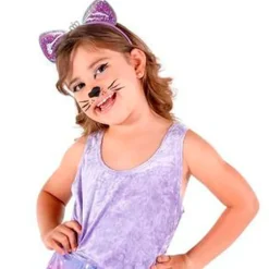 Diadema Gatita con Flores