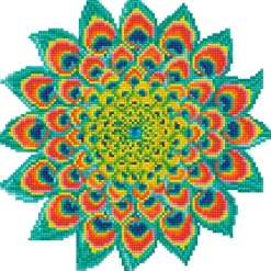 Diamond Dotz Diamond Painting Mandala Pavo Real