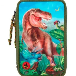 Dino World Estuche Triple Luz LED