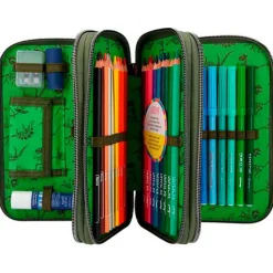 Dino World Estuche Triple Luz LED