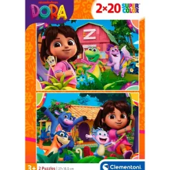 Dora la Exploradora Puzzle 2x20 Piezas