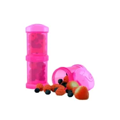 Dosificador leche polvo 2 x100 ml Rosa