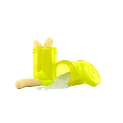Dosificador leche polvo 2x 100ml Amarillo