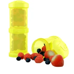 Dosificador leche polvo 2x 100ml Amarillo