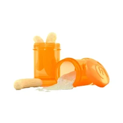 Dosificador leche polvo 2x 100ml Naranja