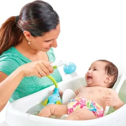 Ducha Baño Elefante Azul