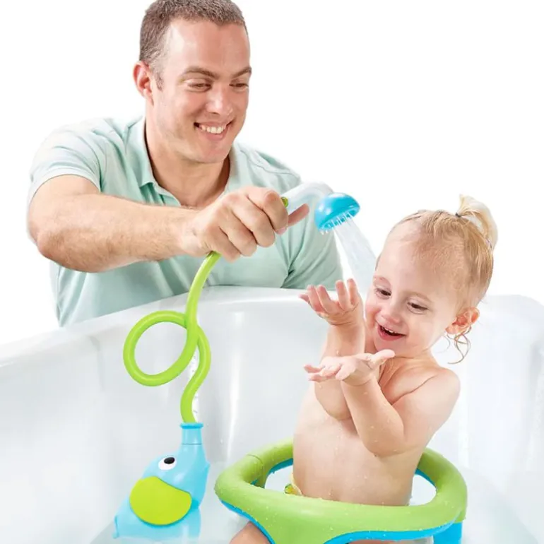 Ducha Baño Elefante Azul