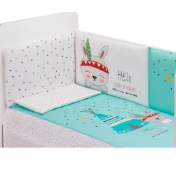 Edredón + Chichonera Tipi Oso cuna 120*60