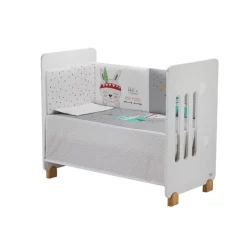 Edredón + Protector + Cojín Tipi Oso Gris