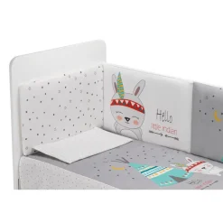 Edredón + Protector + Cojín Tipi Oso Gris