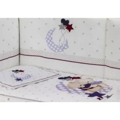 Edredón + Protector + Cojín Amorosos Gris