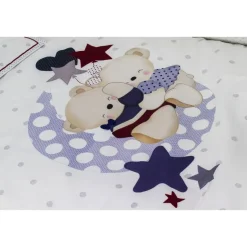 Edredón + Protector + Cojín Amorosos Gris