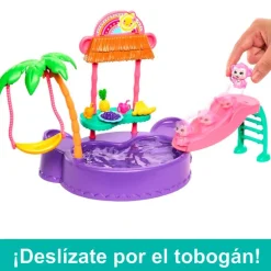 Enchantimals Playset Monito Chapoteo en la Piscina
