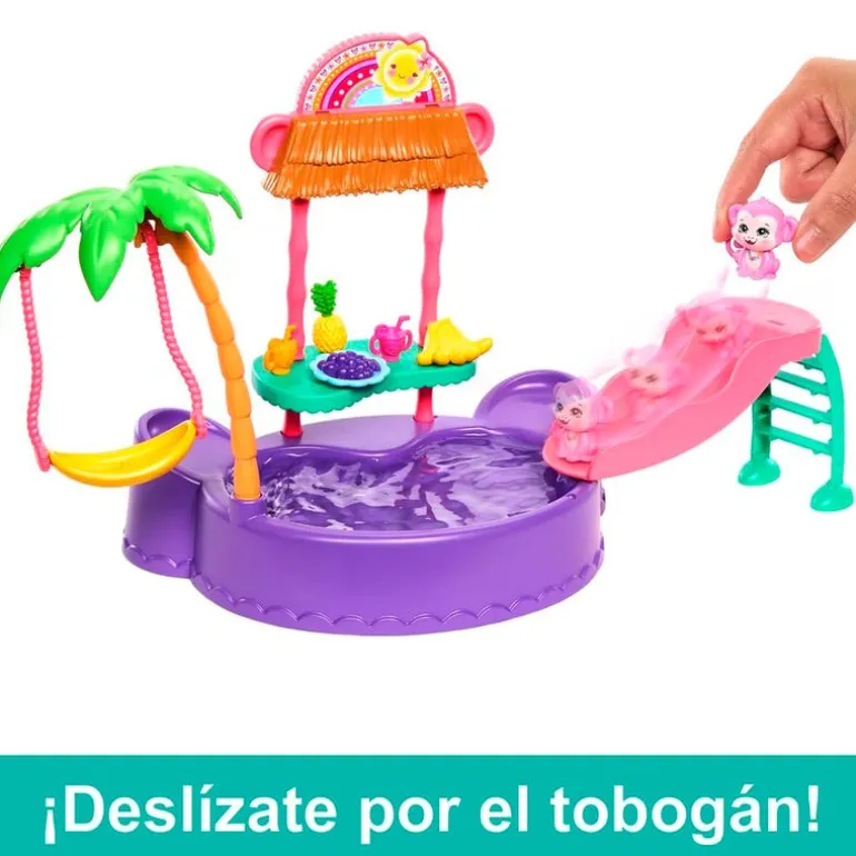 Enchantimals Playset Monito Chapoteo en la Piscina