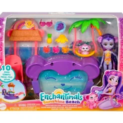 Enchantimals Playset Monito Chapoteo en la Piscina