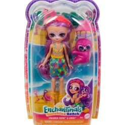 Enchantimals Sunshine Beach Muñeca Sabindra Sloth