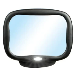 Espejo Trasero con luz 21x16 cm