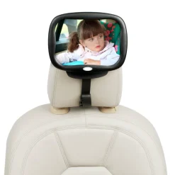 Espejo Trasero con luz 21x16 cm