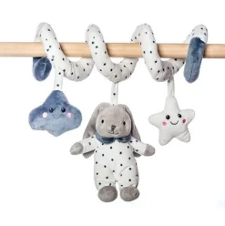 Espiral Conejito Estrellitas Azul