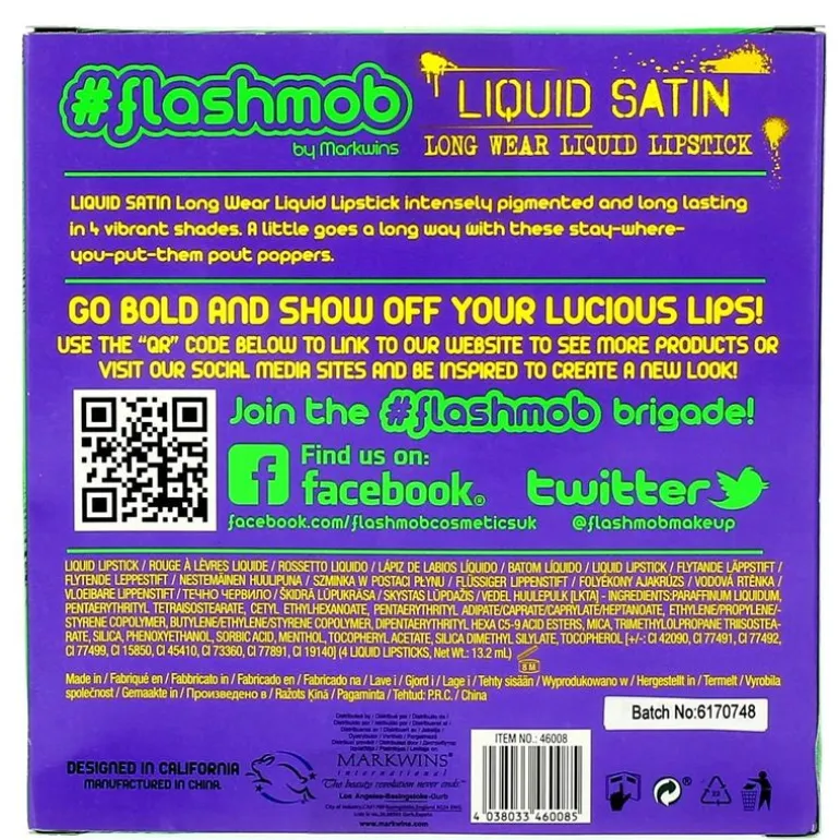 Estuche de 4 Barras de Labios para Niñas