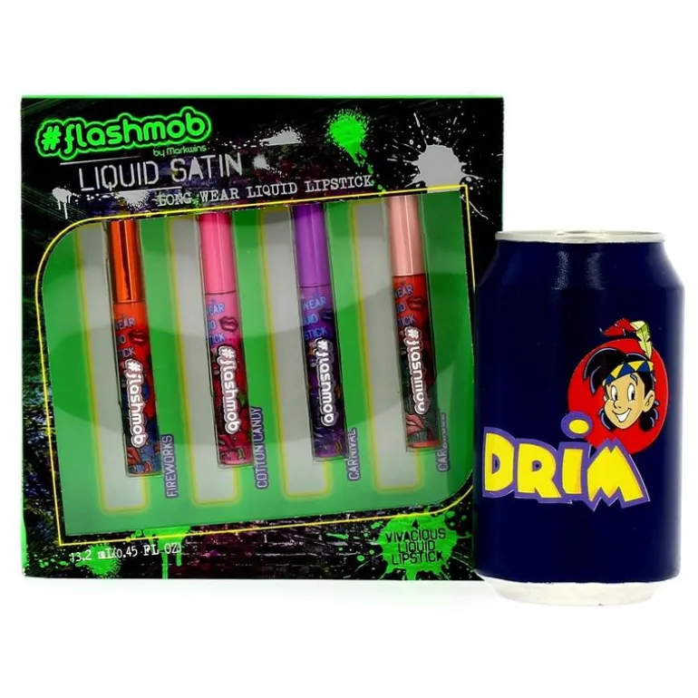 Estuche de 4 Barras de Labios para Niñas