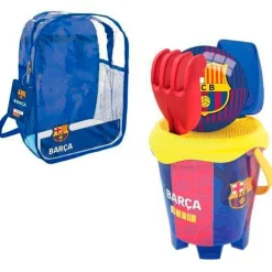 F.C Barcelona Cubo de Playa Castillo con Accesorios